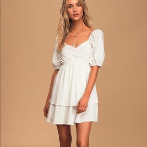 Lulu’s White Mini Dress